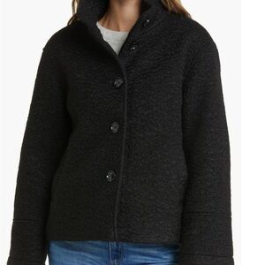 Sam Edelman stand collar boucle jacket
